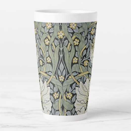 William Morris - Ontwerp van het Pimpernel Pattern Latte Mok (Voorkant)