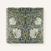 William Morris - Ontwerp van het Pimpernel Pattern Notitieboek (Voorkant)