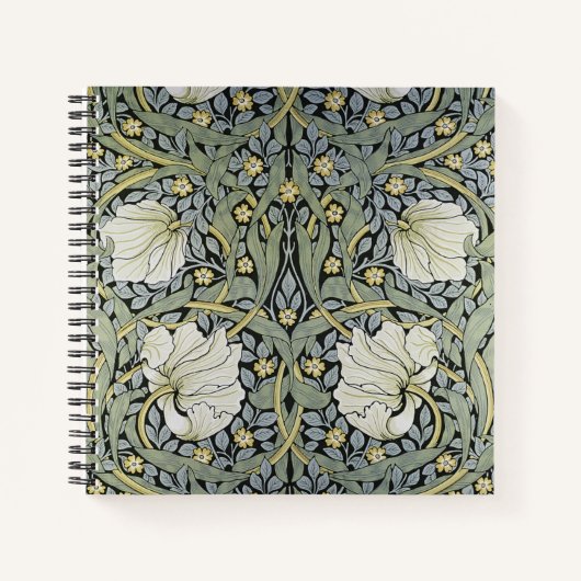 William Morris - Ontwerp van het Pimpernel Pattern Notitieboek (Voorkant)