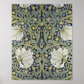 William Morris - Ontwerp van het Pimpernel Pattern Poster (Voorkant)