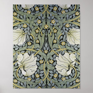 William Morris - Ontwerp van het Pimpernel Pattern Poster