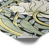 William Morris - Ontwerp van het Pimpernel Pattern Poster (Hoek)