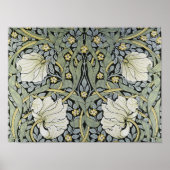 William Morris - Ontwerp van het Pimpernel Pattern Poster (Voorkant)