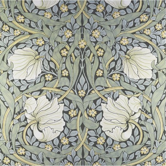 William Morris - Ontwerp van het Pimpernel Pattern Sticker (Voorkant)