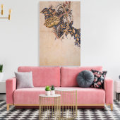 William Morris - ONTWERP VOOR WINDRUSH GEDRUKTE TE Canvas Afdruk (Insitu (Woonkamer))