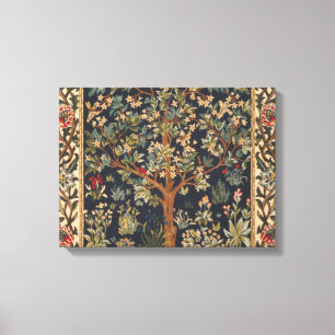 William Morris - Oorspronkelijke boom van het leve Canvas Afdruk
