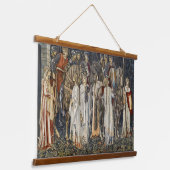 William Morris op zoek naar de Heilige Graal: Shie Hangend Wandkleed (Gebogen)