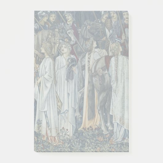William Morris op zoek naar de Heilige Graal: Shie Post-it® Notes (Voorkant)
