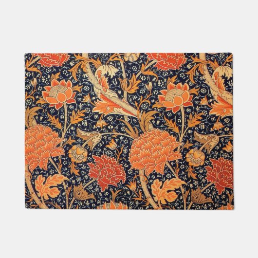 William Morris Oranje Cray Deurmat (Voorkant)
