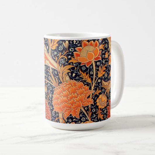 William Morris Oranje Cray Koffiemok (Voorkant rechts)
