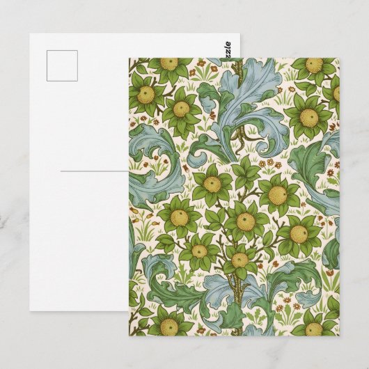 William Morris' Orchard Delight Art Briefkaart (Voorkant / Achterkant)