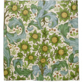 William Morris' Orchard Delight Art Douchegordijn (Voorkant)