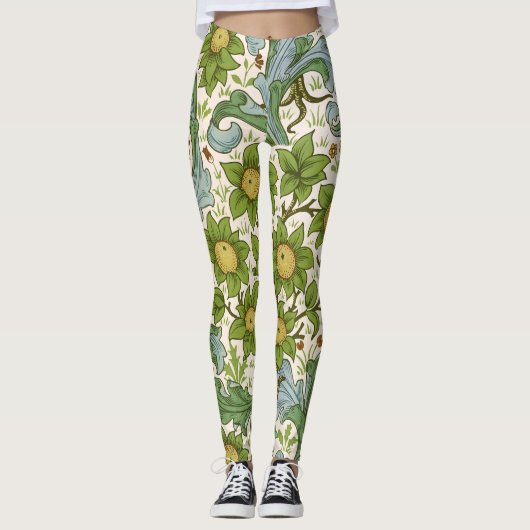 William Morris' Orchard Delight Art Leggings (Voorkant)