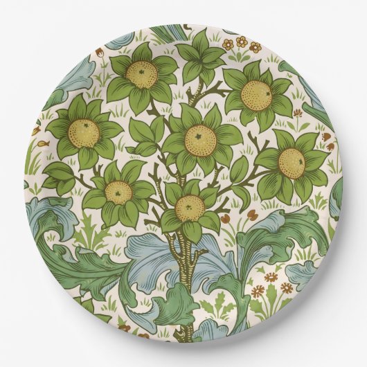 William Morris' Orchard Delight Art Papieren Bordje (Voorkant)