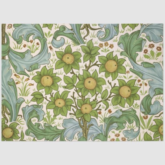 William Morris' Orchard Delight Art Tissuepapier (Voorkant)