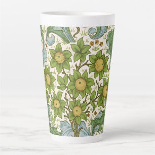 William Morris Orchard Groene Bloemrijke Kunst Latte Mok
