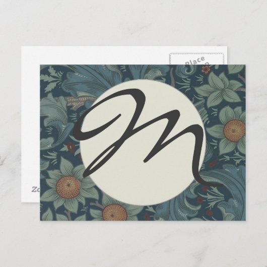 William Morris Orchard Pattern Art Briefkaart (Voorkant / Achterkant)