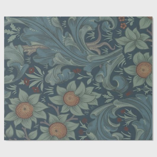 William Morris Orchard Pattern Art Cadeaupapier (Vlak)