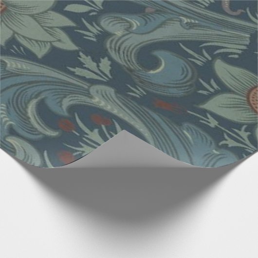 William Morris Orchard Pattern Art Cadeaupapier (Hoek)