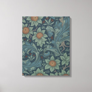 William Morris Orchard Pattern Art Canvas Afdruk