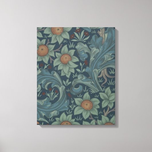 William Morris Orchard Pattern Art Canvas Afdruk (Voorkant)