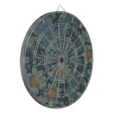 William Morris Orchard Pattern Art Dartbord (Voorkant Links)
