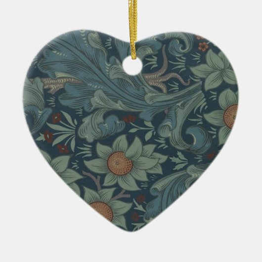 William Morris Orchard Pattern Art Keramisch Ornament (Voorkant)