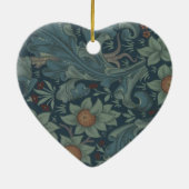 William Morris Orchard Pattern Art Keramisch Ornament (Achterkant)