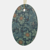 William Morris Orchard Pattern Art Keramisch Ornament (Links)