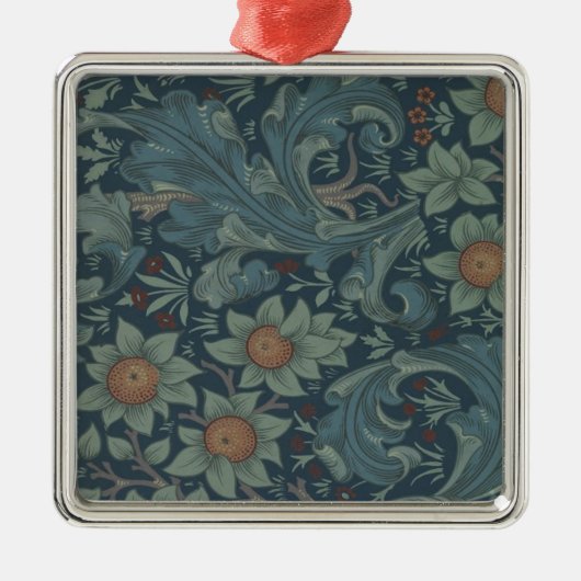 William Morris Orchard Pattern Art Metalen Ornament (Voorkant)