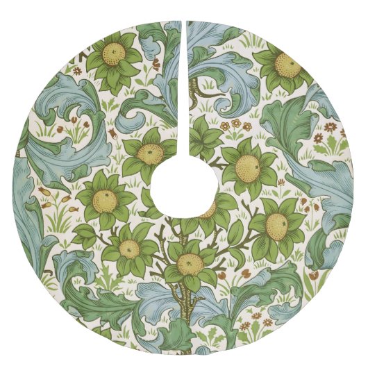 William Morris' Orchard Pattern Art Nouveau Kerstboom Rok (Voorkant)