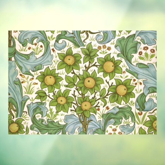 William Morris' Orchard Pattern Art Nouveau Raamsticker (Vel 3)