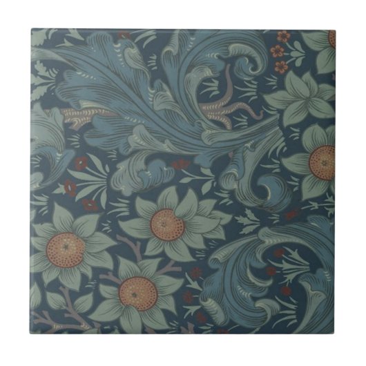 William Morris Orchard Pattern Art Tegeltje (Voorkant)