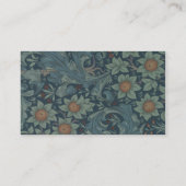 William Morris Orchard Pattern Art Visitekaartje (Achterkant)