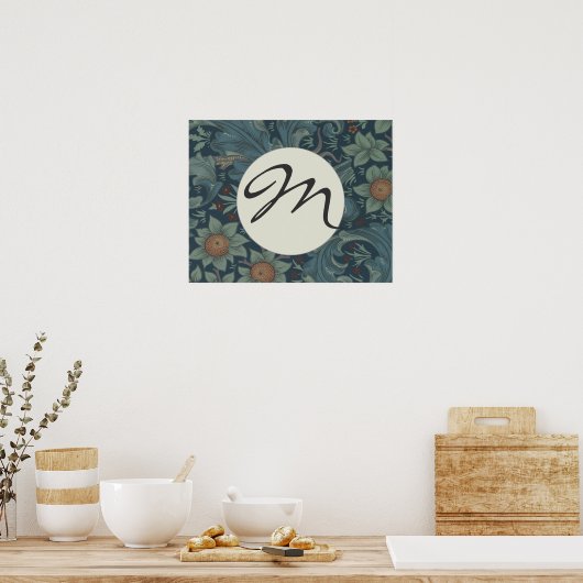 William Morris Orchard Pattern Wallpaper Poster (Keuken)