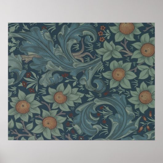 William Morris Orchard Pattern Wallpaper Poster (Voorkant)
