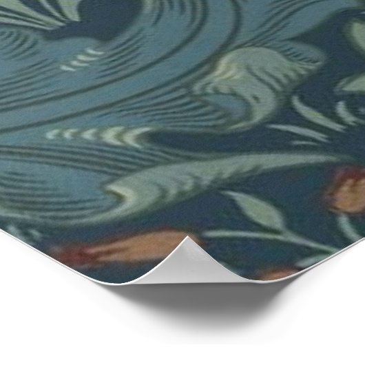 William Morris Orchard Pattern Wallpaper Poster (Hoek)