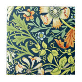 William Morris over Compton Floral Pattern Tegeltje (Voorkant)