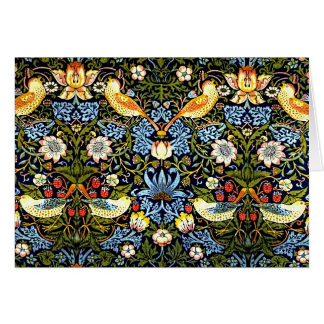 William Morris over het  ontwerp van de aardbeiend (Voorkant Horizontaal)