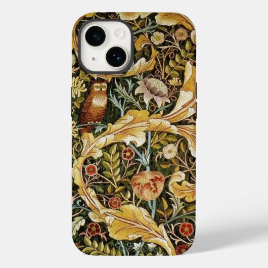 William Morris Owl an Acanthus Case-Mate iPhone Case (Achterkant)