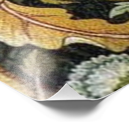 William Morris Owl an Acanthus Foto Afdruk (Hoek)