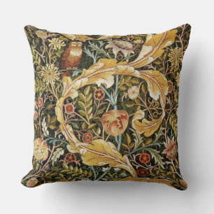William Morris Owl an Acanthus Kussen