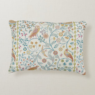 William Morris - Owl en Berries Wallpaper Accent Kussen