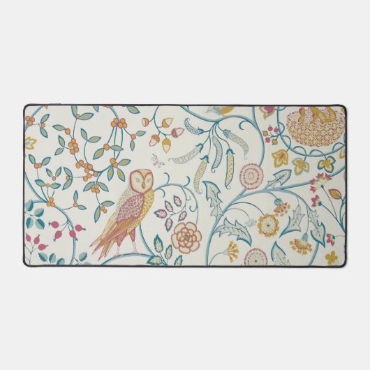 William Morris - Owl en Berries Wallpaper Bureaumat (Voorkant)