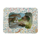 William Morris - Owl en Berries Wallpaper Magneet (Horizontaal)