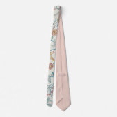 William Morris - Owl en Berries Wallpaper Stropdas (Achterkant)