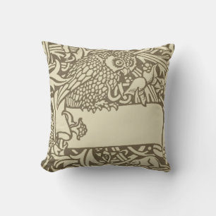 William Morris Owl Floral  Design Kussen