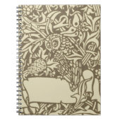 William Morris Owl Floral  Design Notitieboek (Voorkant)