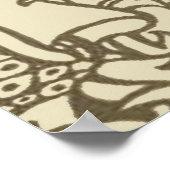 William Morris Owl Floral  Design Poster (Hoek)