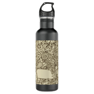 William Morris Owl Floral Design Waterfles